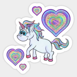 Lizzie's Unicorn Sticker